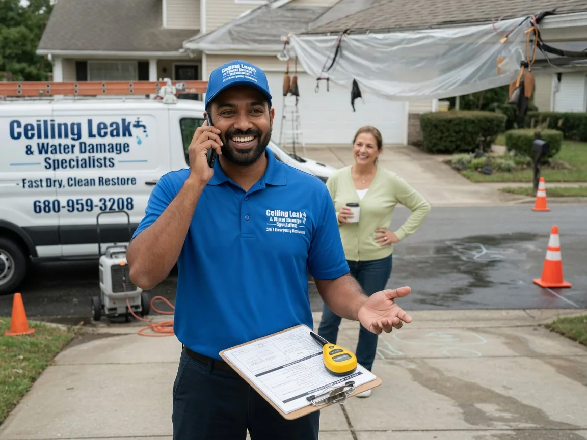 Ceiling Leak Cleanup Hermansville, MI FAQs